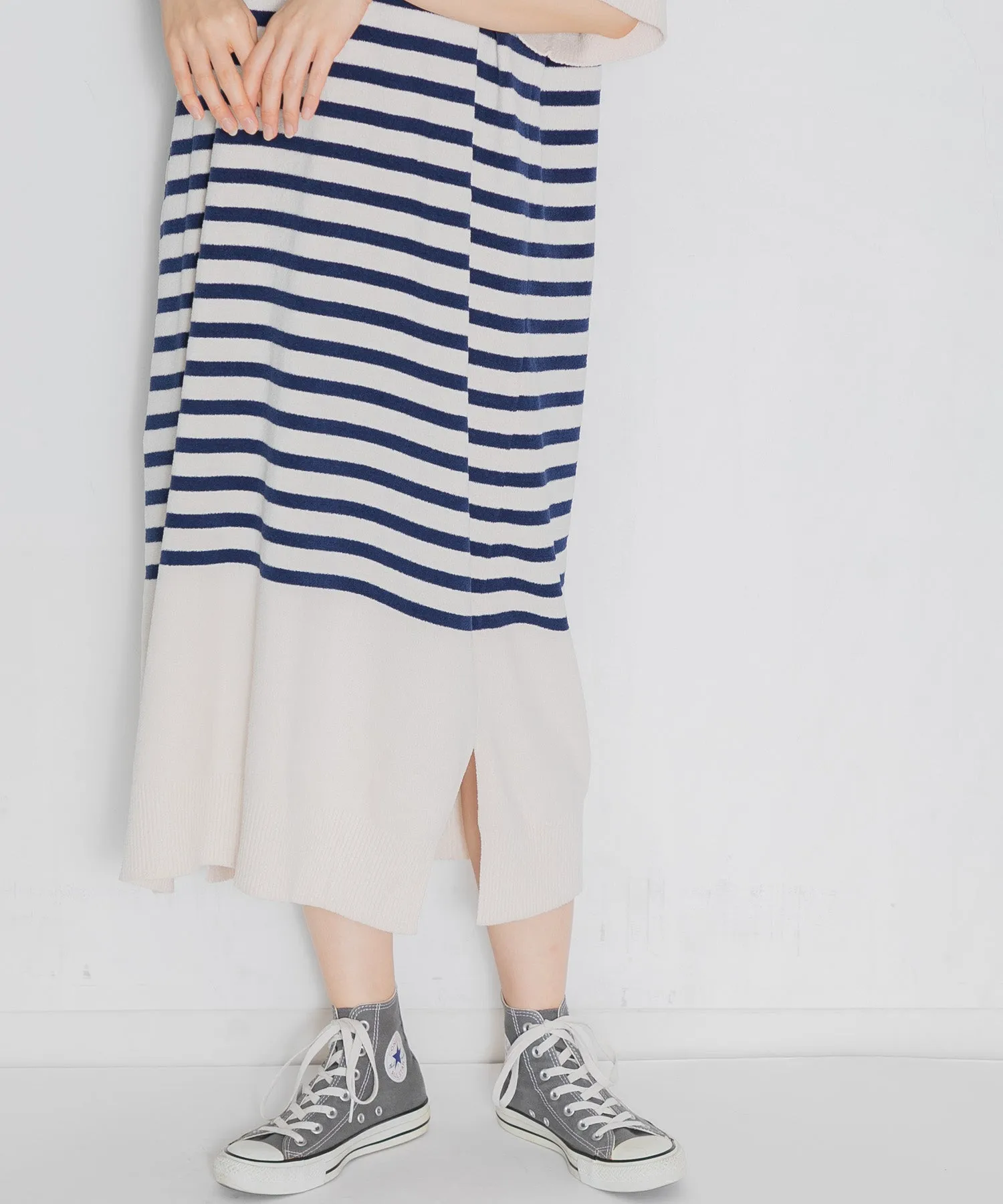 【WOMEN】nestwell WHISTLER BD - HALF SLEEVE CREW NECK DRESS BD -