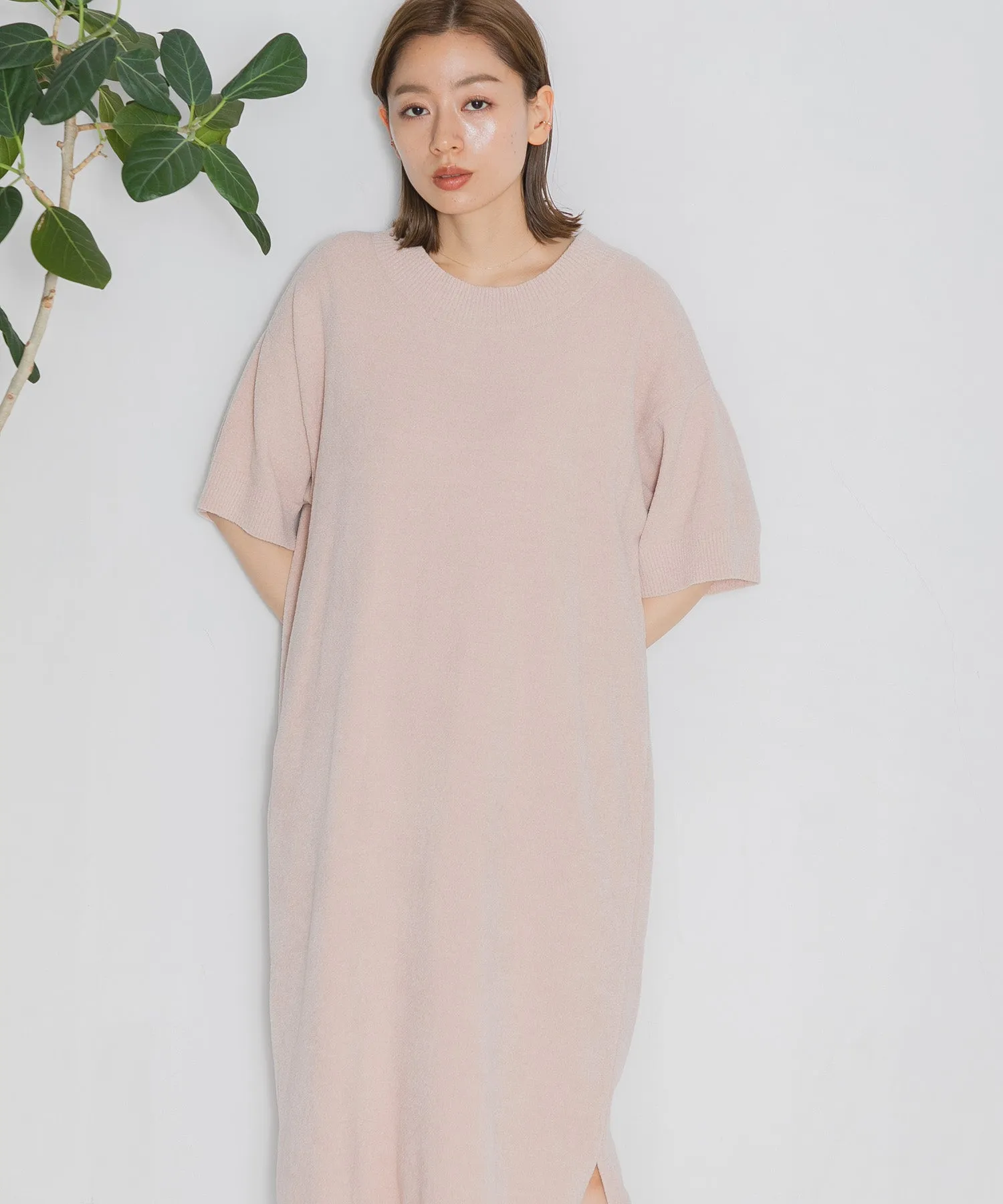 【WOMEN】nestwell WHISTLER - HALF SLEEVE CREW NECK DRESS -