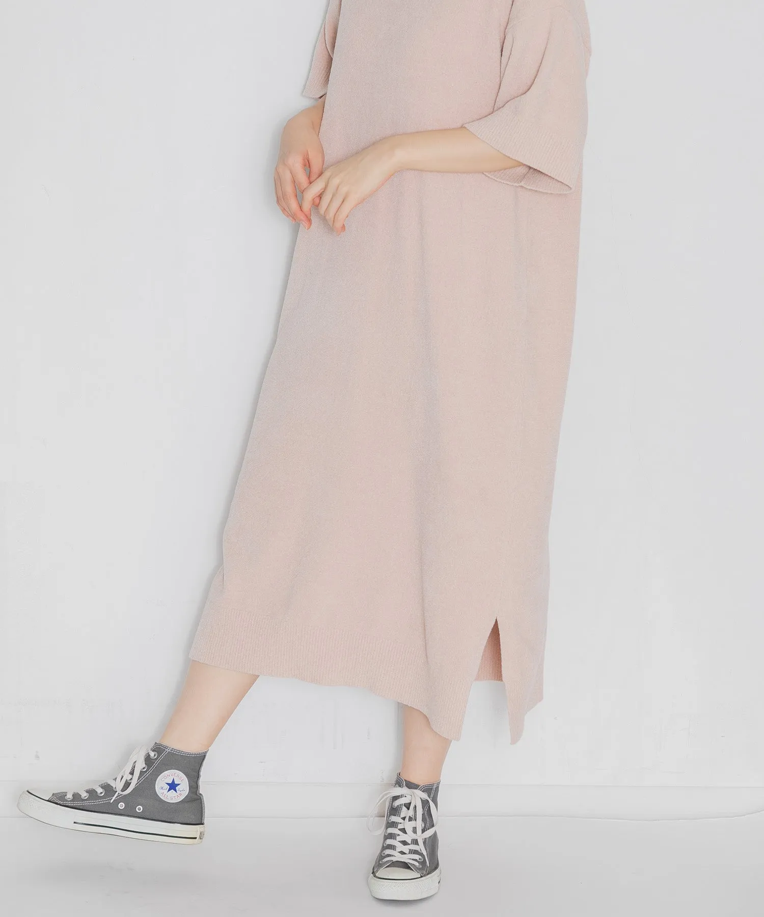 【WOMEN】nestwell WHISTLER - HALF SLEEVE CREW NECK DRESS -