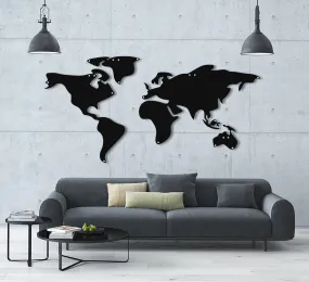 World Map Silhoulette